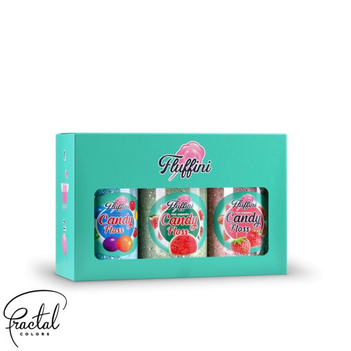 Fluffini Candy Floss PACK - Bubblegum, Watermelon, Strawberry